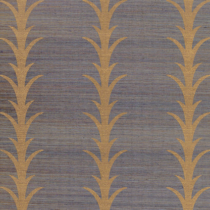 SCHUMACHER WALLCOVERING  NATURAL ACCENTS ACANTHUS STRIPE SISAL   TURMERIC   - 5006054