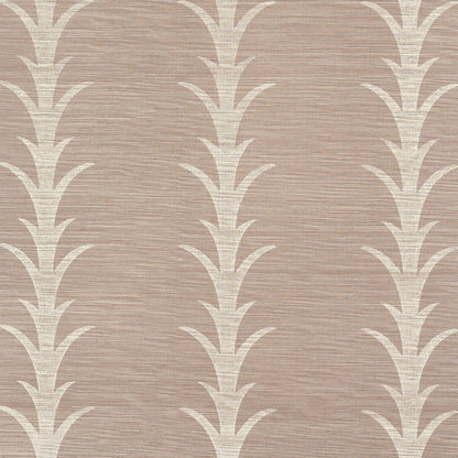 SCHUMACHER WALLCOVERING  SHANGRI-LA ACANTHUS STRIPE SISAL   HAZE   - 5006055