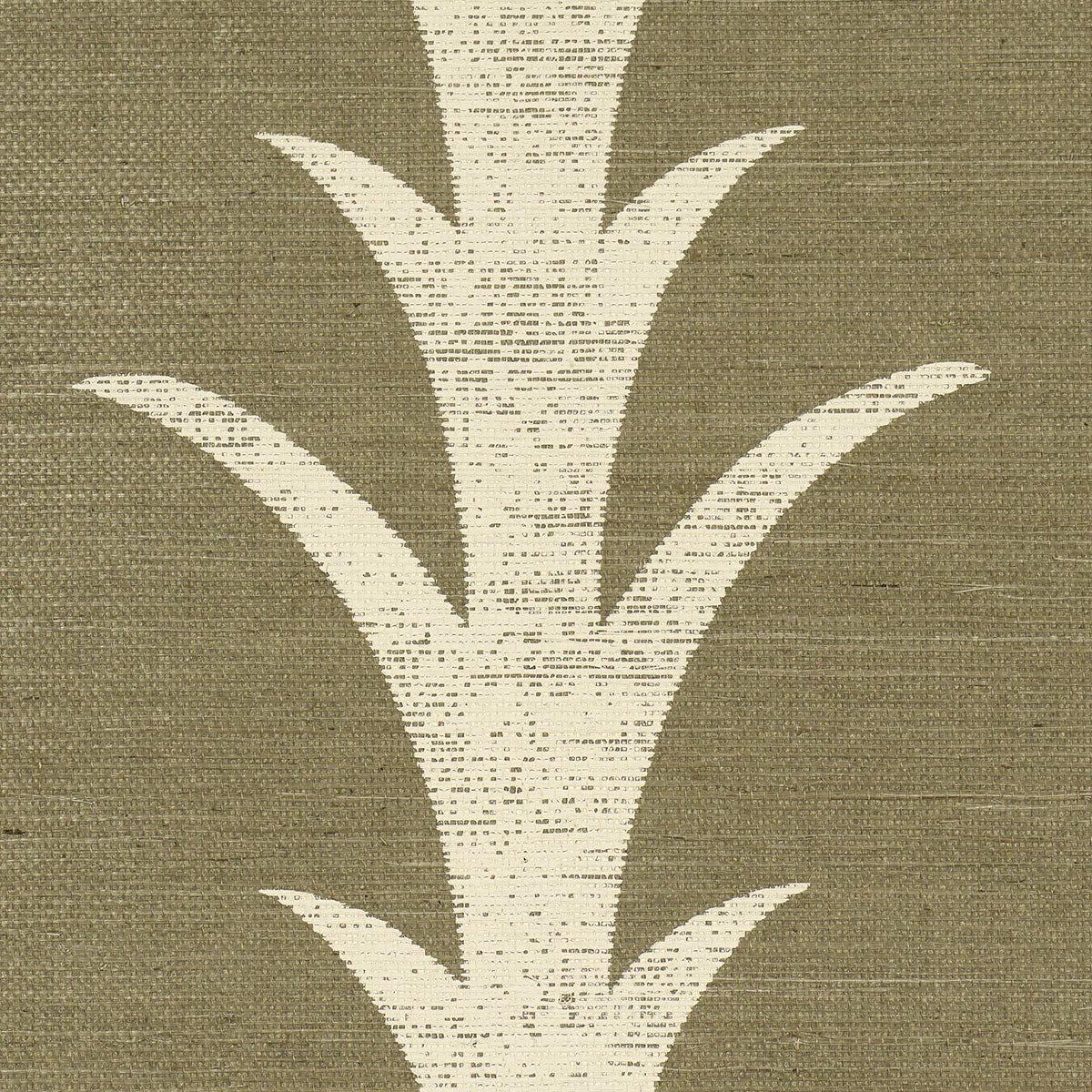 SCHUMACHER  PERENNIAL FAVORITES ACANTHUS STRIPE SISAL   Juniper   - 5006057