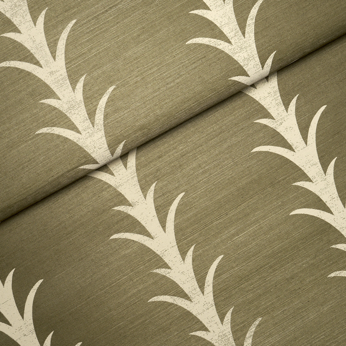 SCHUMACHER  PERENNIAL FAVORITES ACANTHUS STRIPE SISAL   Juniper   - 5006057