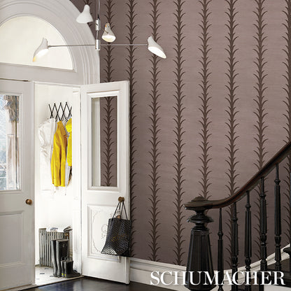SCHUMACHER  ATELIER PARIS ACANTHUS STRIPE SISAL   Rose Antique   - 5006059
