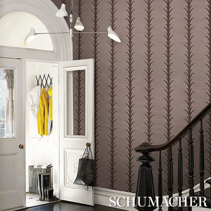SCHUMACHER  ATELIER PARIS ACANTHUS STRIPE SISAL   Rose Antique   - 5006059