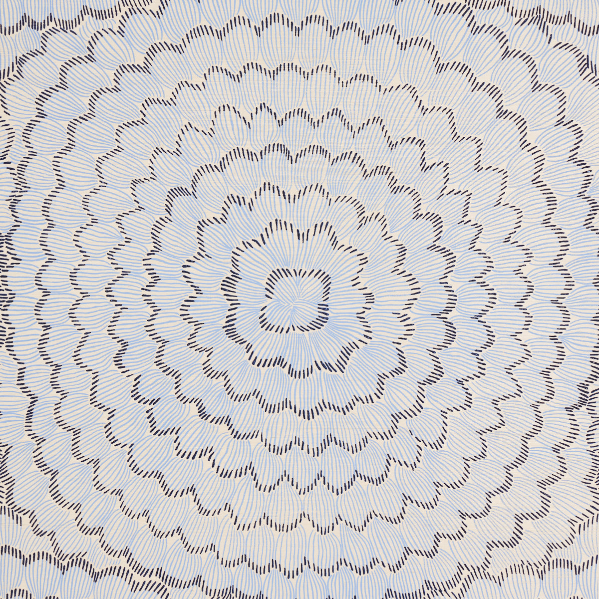 SCHUMACHER WALLCOVERING  CELERIE KEMBLE II FEATHER BLOOM SISAL   TWO BLUES   - 5006071