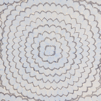 SCHUMACHER WALLCOVERING  CELERIE KEMBLE II FEATHER BLOOM SISAL   TWO BLUES   - 5006071