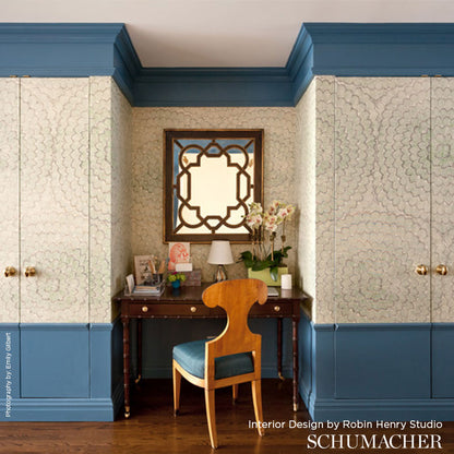 SCHUMACHER  CELERIE KEMBLE FEATHER BLOOM SISAL   EMERALD , ORE   - 5006072