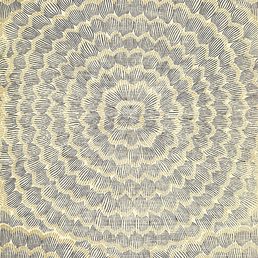 SCHUMACHER  CELERIE KEMBLE FEATHER BLOOM SISAL   ONYX , GOLD   - 5006074