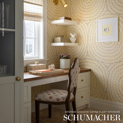 SCHUMACHER  CELERIE KEMBLE FEATHER BLOOM SISAL   SUN , FOG   - 5006077