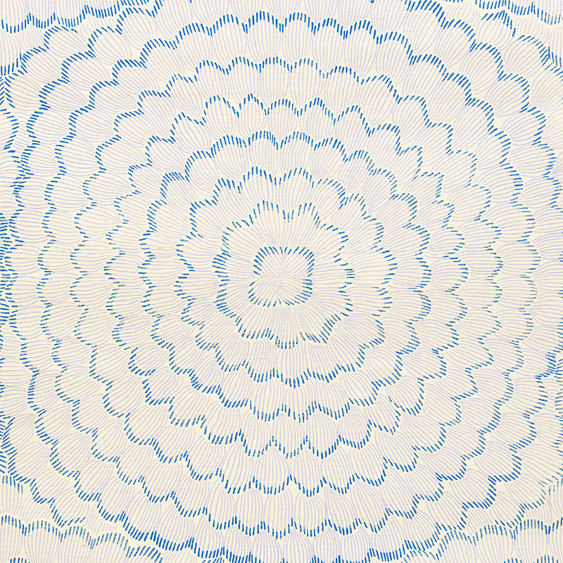 SCHUMACHER WALLCOVERING  CELERIE KEMBLE FEATHER BLOOM SISAL   WISTERIA   - 5006078