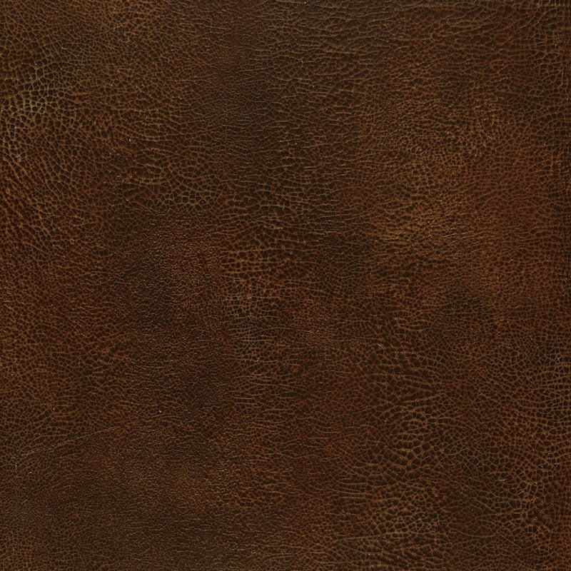 Brown pebbled leather texture; warm chestnut color, leather material suitable for upholstery or luxury accessories.