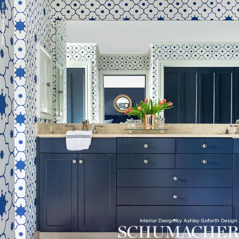 SCHUMACHER  MARTYN LAWRENCE BULLARD TAJ TRELLIS   Jaipur Blue   - 5006620