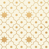 SCHUMACHER  MARTYN LAWRENCE BULLARD TAJ TRELLIS   Burnished Gilt   - 5006624