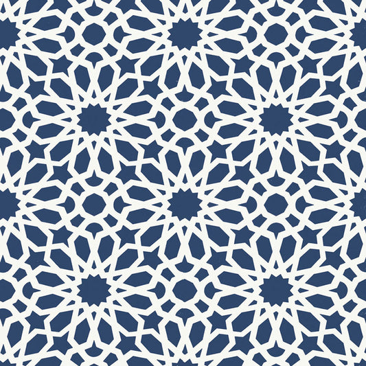 SCHUMACHER  OTTOMAN CHIC AGADIR SCREEN   LAPIS   - 5006640