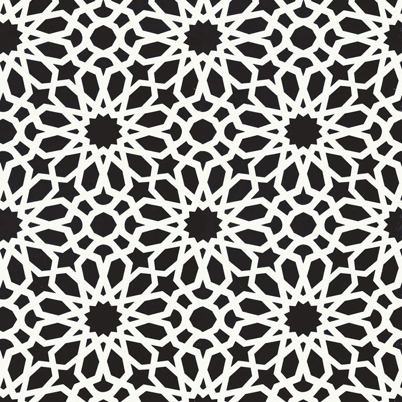 SCHUMACHER  OTTOMAN CHIC AGADIR SCREEN   NOIR   - 5006642