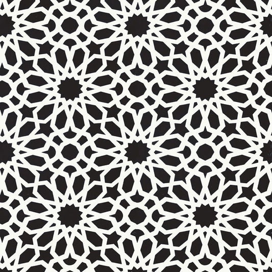 SCHUMACHER  OTTOMAN CHIC AGADIR SCREEN   NOIR   - 5006642