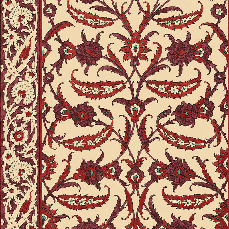 SCHUMACHER  OTTOMAN CHIC TOPKAPI   Pomegranate   - 5006662