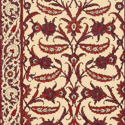 SCHUMACHER  OTTOMAN CHIC TOPKAPI   Pomegranate   - 5006662
