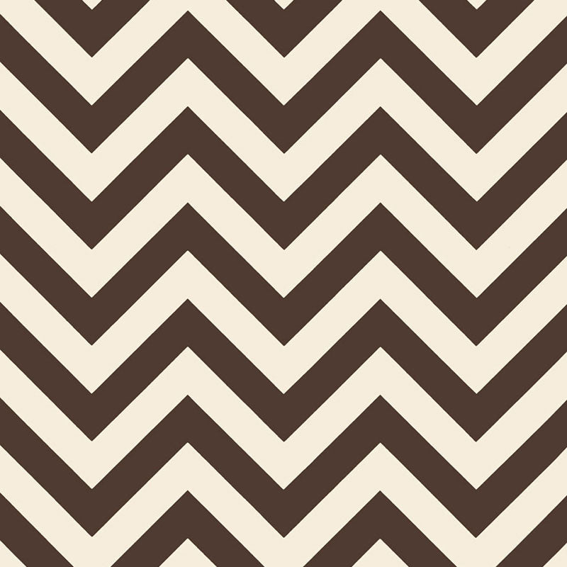 Brown & cream chevron zigzag pattern, retro style suitable for fabric or wallpaper.