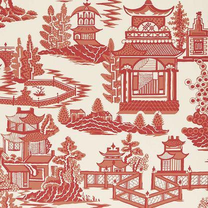 SCHUMACHER  EXUBERANT PRINTS NANJING   Coral   - 5006910
