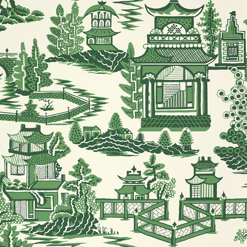 SCHUMACHER  EXUBERANT PRINTS NANJING   Jade   - 5006912
