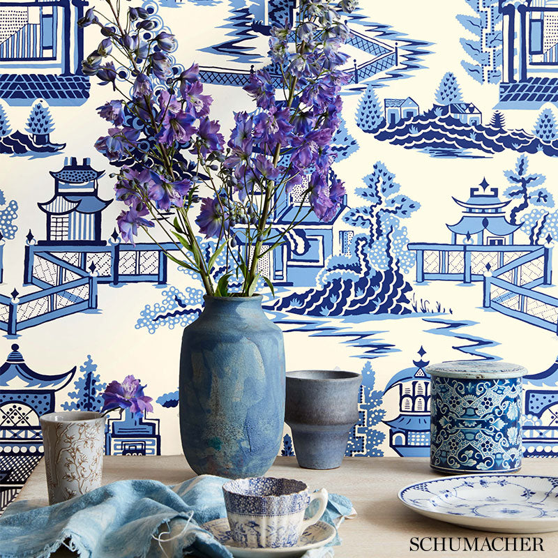 SCHUMACHER  EXUBERANT PRINTS NANJING   Smoke   - 5006913