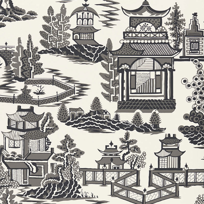 SCHUMACHER  EXUBERANT PRINTS NANJING   Smoke   - 5006913