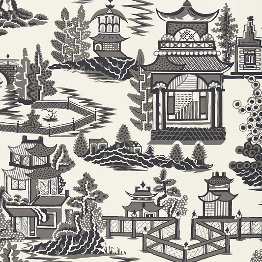 SCHUMACHER  EXUBERANT PRINTS NANJING   Smoke   - 5006913