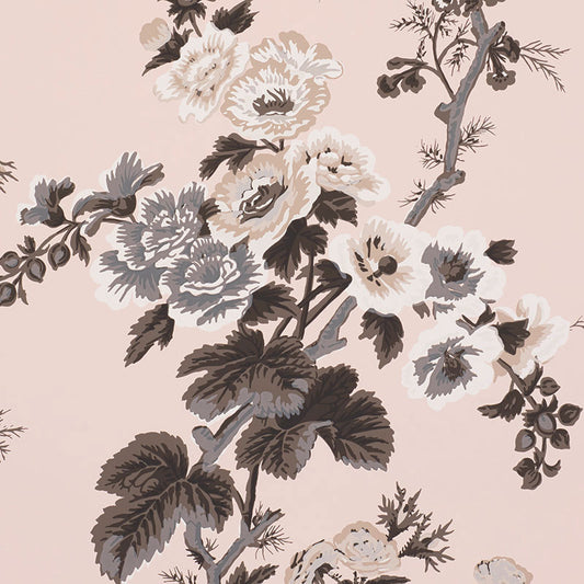SCHUMACHER  PRINT HAPPY PYNE HOLLYHOCK   BLUSH   - 5006924