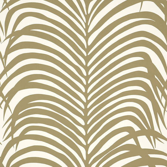 SCHUMACHER  PRINT HAPPY ZEBRA PALM   Khaki   - 5006930