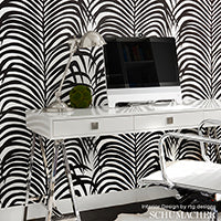 SCHUMACHER  PRINT HAPPY ZEBRA PALM   Java   - 5006933