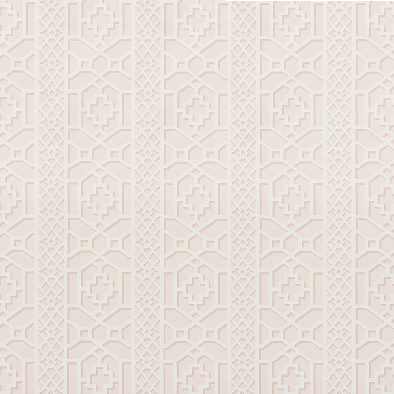 SCHUMACHER WALLCOVERING  PRINT HAPPY ZANZIBAR TRELLIS   BLUSH   - 5006944