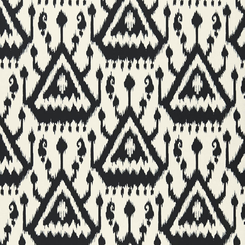 SCHUMACHER  PRINT HAPPY VIENTIANE IKAT   Ebony   - 5006951