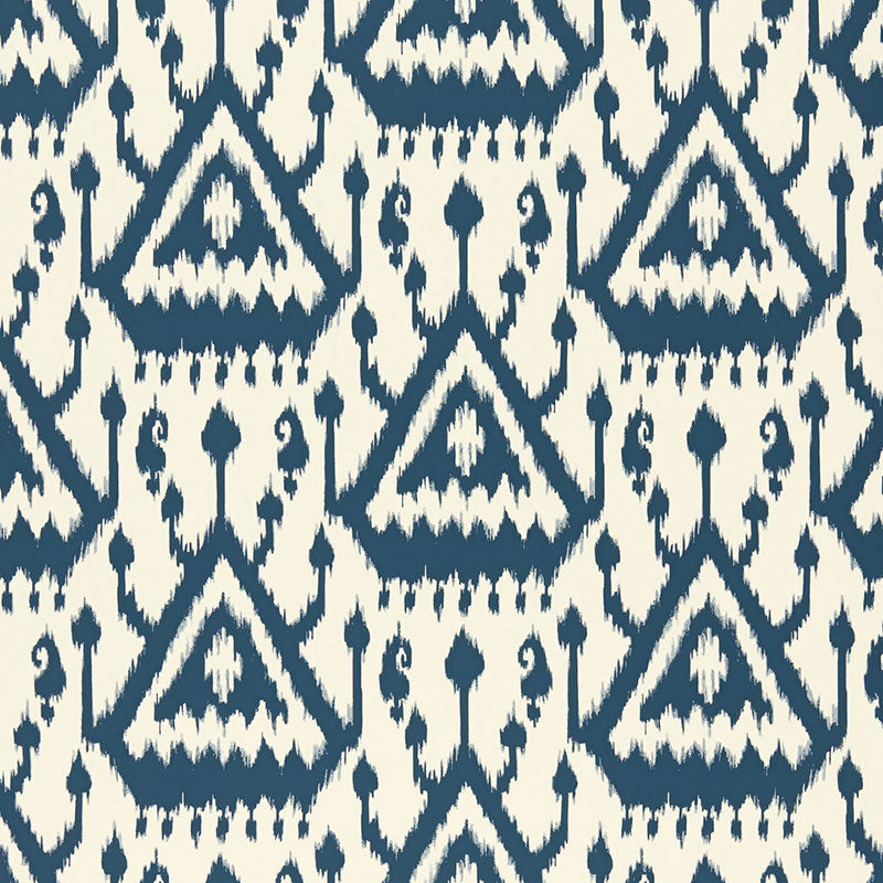 SCHUMACHER  PRINT HAPPY VIENTIANE IKAT   Indigo   - 5006952