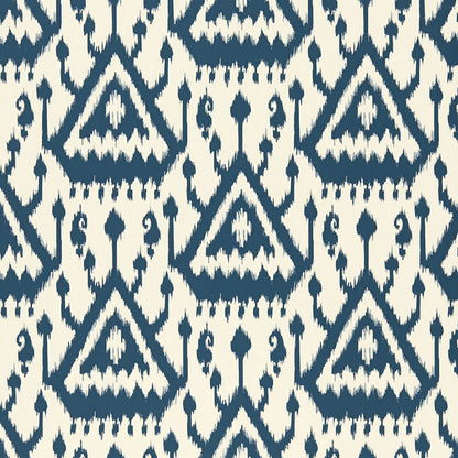 SCHUMACHER  PRINT HAPPY VIENTIANE IKAT   Indigo   - 5006952