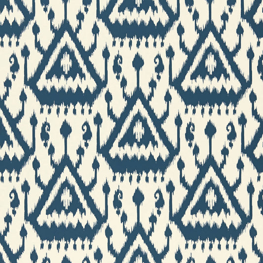 SCHUMACHER  PRINT HAPPY VIENTIANE IKAT   Indigo   - 5006952
