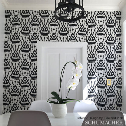 SCHUMACHER  PRINT HAPPY VIENTIANE IKAT   Palm   - 5006953