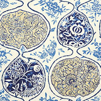 SCHUMACHER  EXUBERANT PRINTS KATSUGI   Blues   - 5006960