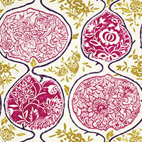 SCHUMACHER  EXUBERANT PRINTS KATSUGI   Fuchsia & Chartreuse   - 5006963