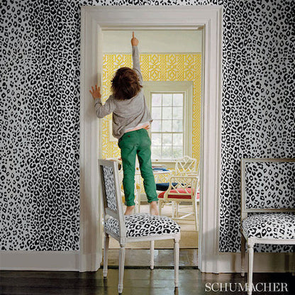 SCHUMACHER  EXUBERANT PRINTS ICONIC LEOPARD   Graphite   - 5007012