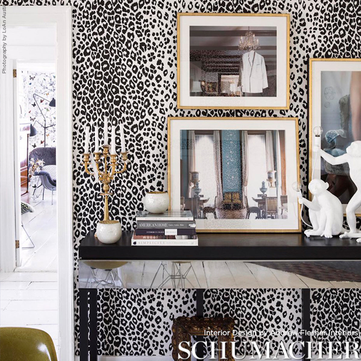 SCHUMACHER  EXUBERANT PRINTS ICONIC LEOPARD   Graphite   - 5007012