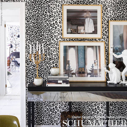 SCHUMACHER  EXUBERANT PRINTS ICONIC LEOPARD   Graphite   - 5007012