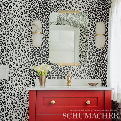 SCHUMACHER  EXUBERANT PRINTS ICONIC LEOPARD   Graphite   - 5007012
