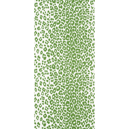 SCHUMACHER WALLCOVERING  PREPPY CHIC ICONIC LEOPARD   GREEN   - 5007015