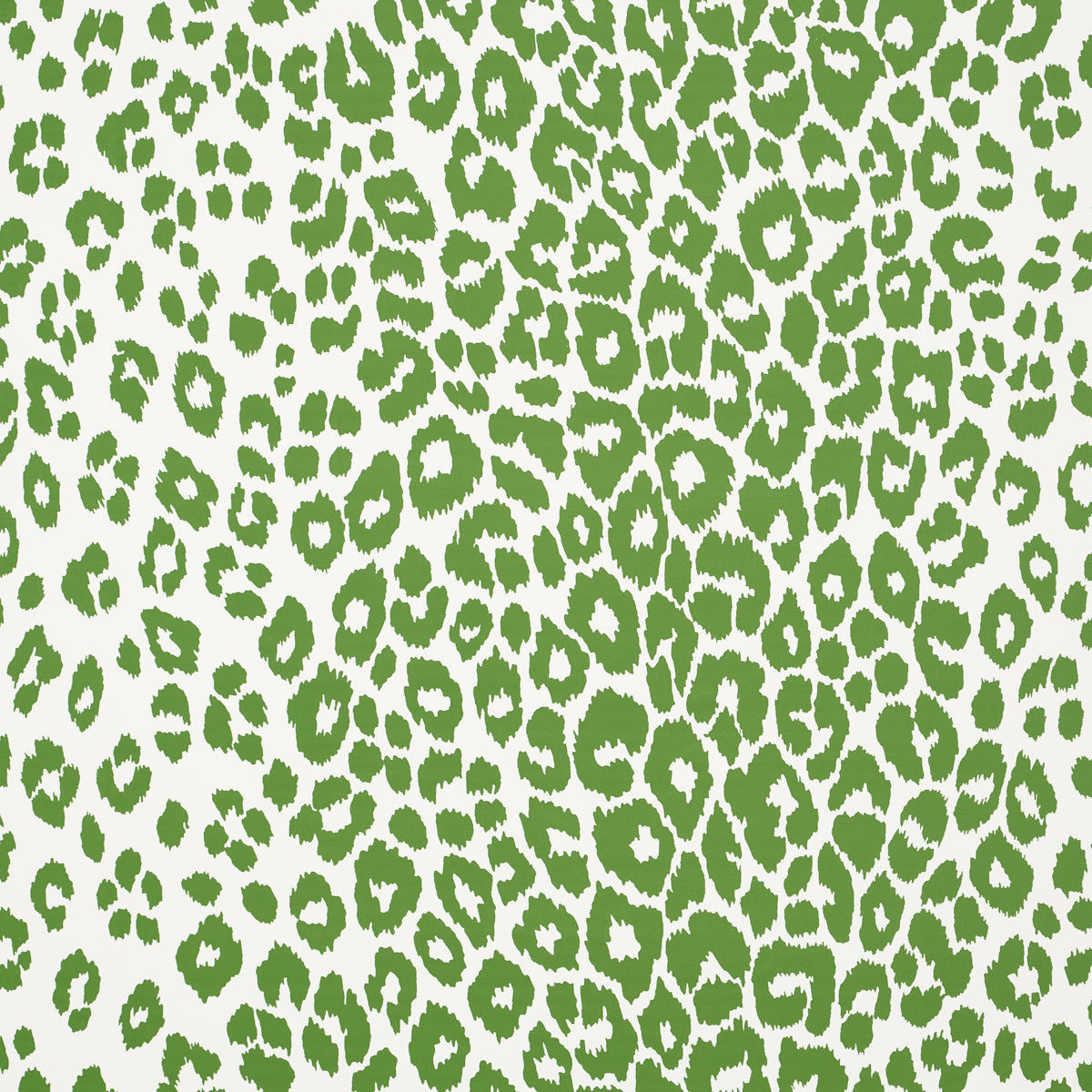 SCHUMACHER WALLCOVERING  PREPPY CHIC ICONIC LEOPARD   GREEN   - 5007015