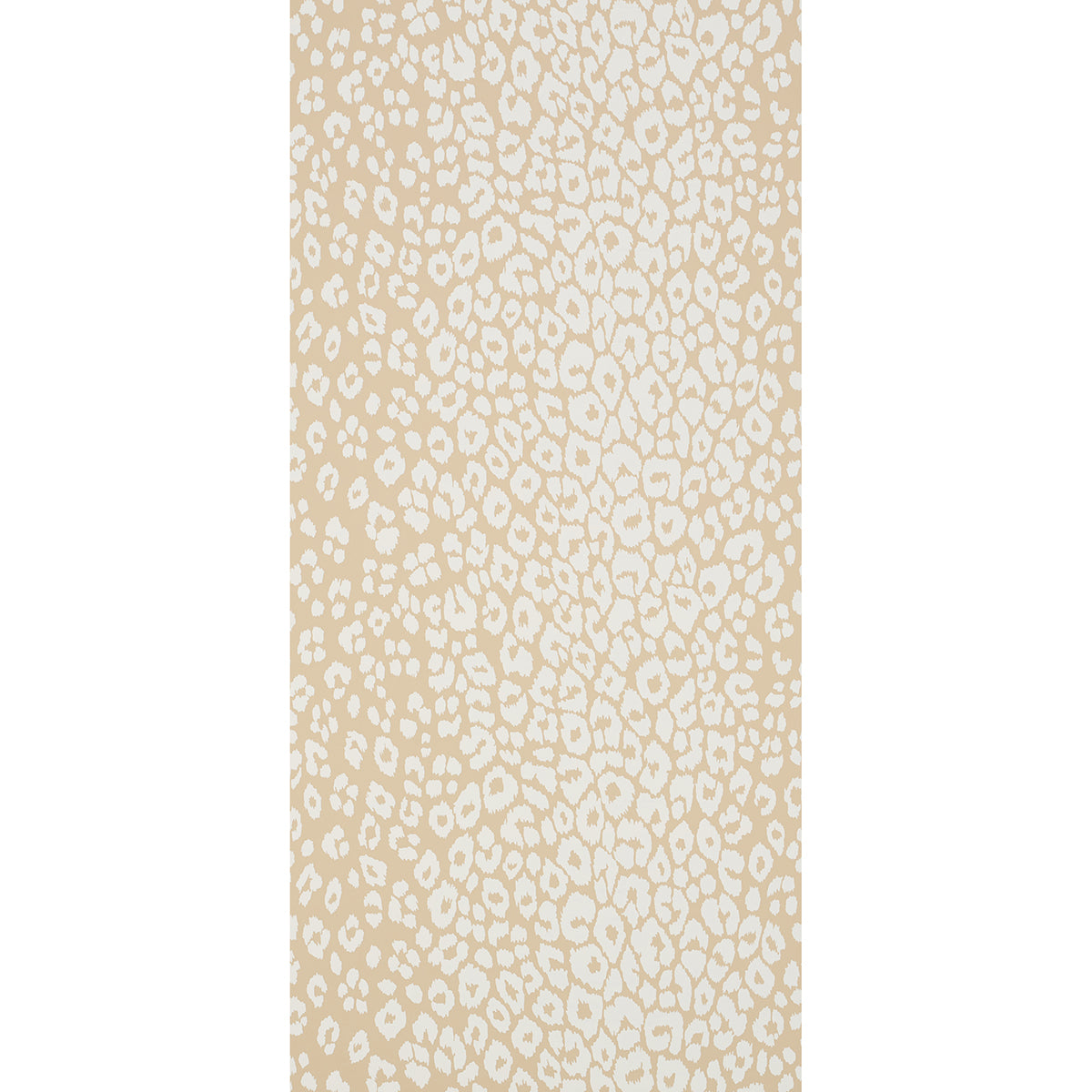 SCHUMACHER WALLCOVERING  PREPPY CHIC ICONIC LEOPARD   IVORY ON NEUTRAL   - 5007020