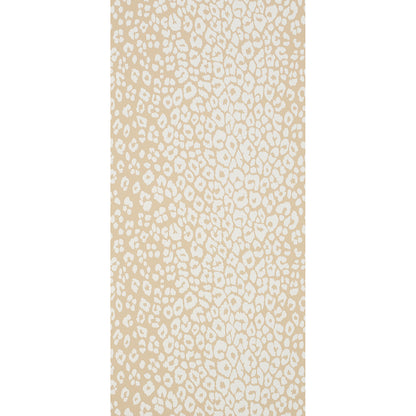SCHUMACHER WALLCOVERING  PREPPY CHIC ICONIC LEOPARD   IVORY ON NEUTRAL   - 5007020