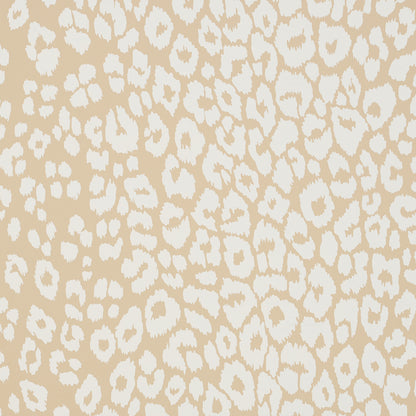 SCHUMACHER WALLCOVERING  PREPPY CHIC ICONIC LEOPARD   IVORY ON NEUTRAL   - 5007020