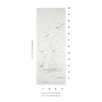 SCHUMACHER WALLCOVERING  PANELS CHINOIS PALAIS PANEL   NEUTRAL   - 5007122