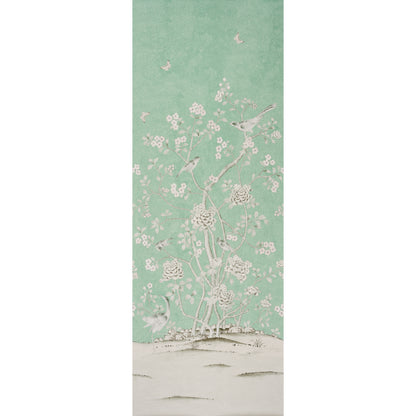 SCHUMACHER  MARY MCDONALD CHINOIS PALAIS PANEL   AQUAMARINE   - 5007123