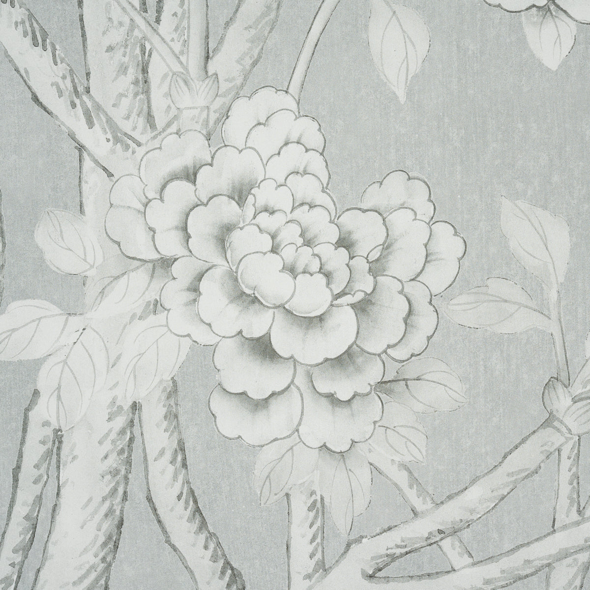 SCHUMACHER  MARY MCDONALD CHINOIS PALAIS PANEL   GRISAILLE   - 5007125