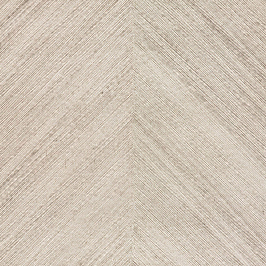 SCHUMACHER  TEXTURED WALLCOVERINGS & PRINTED GRASSCLOTHS COMBED CHEVRON   BIRCH   - 5007420